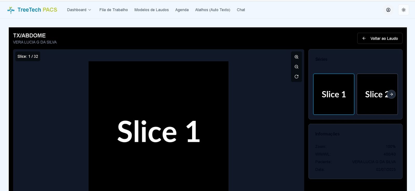 Visualizador de Imagens DICOM