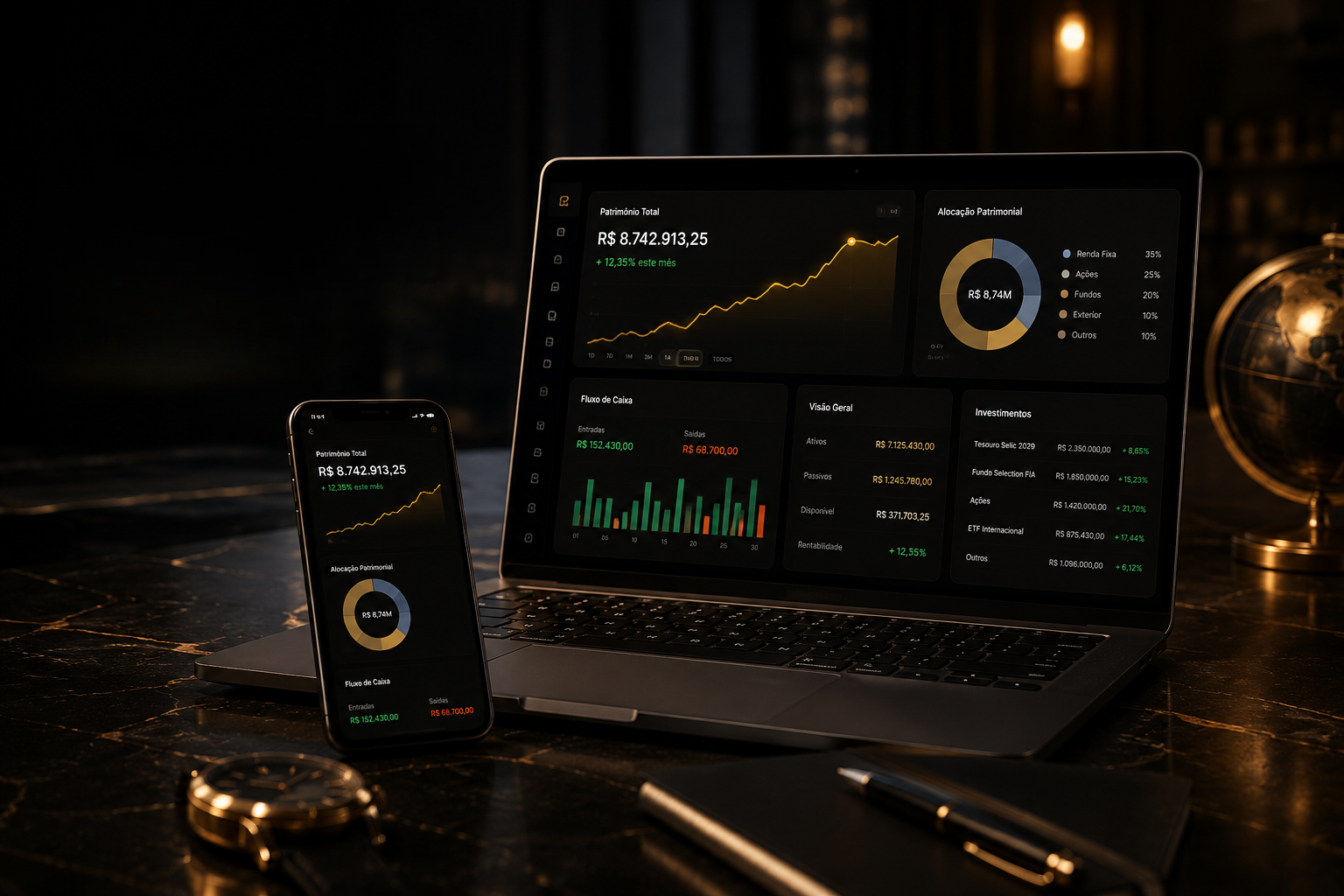 FinDomus Dashboard Experience